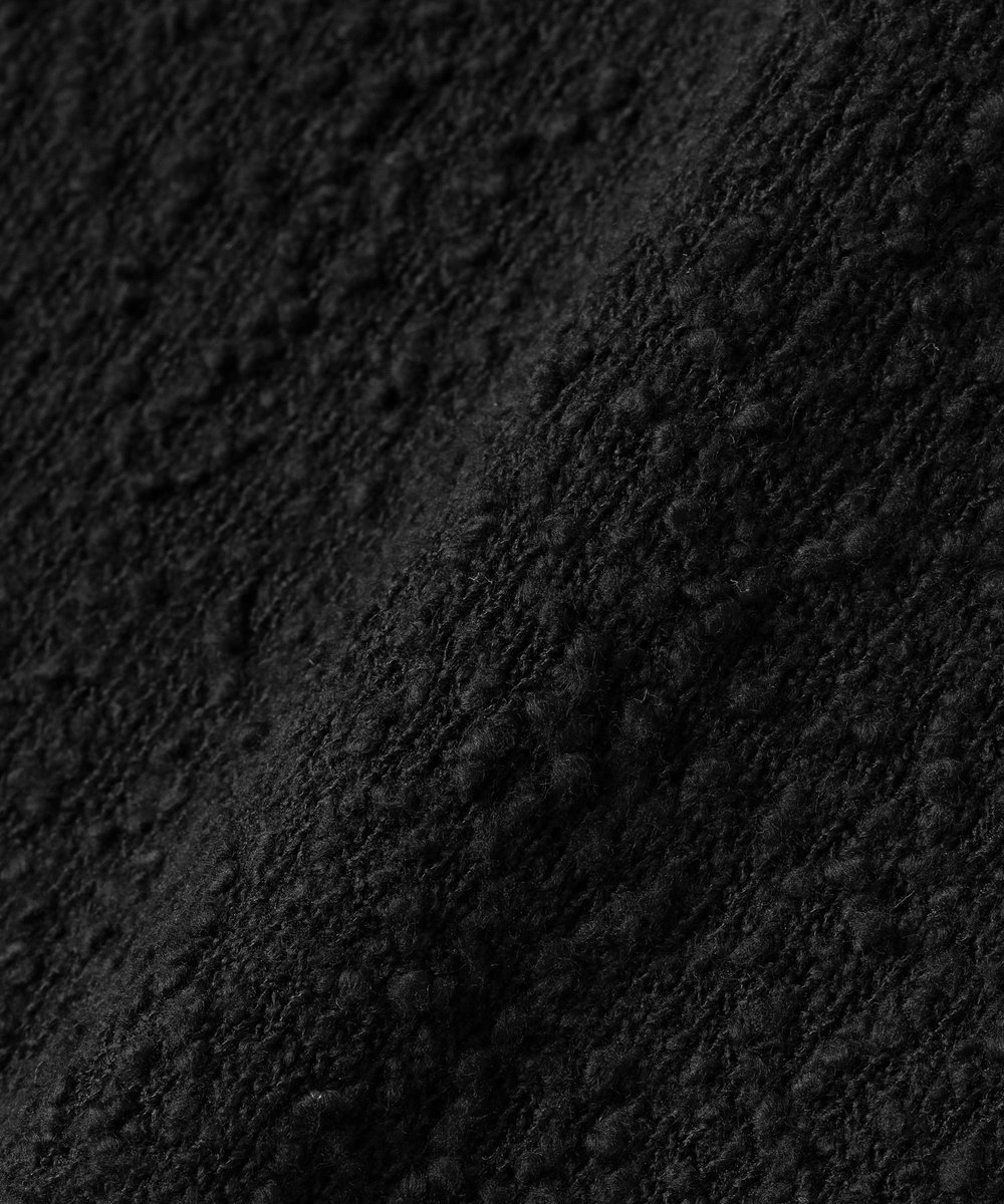 DÉPAREILLÉ SLUB YARN CREW NECK / スラブヤーンクルーネック ブラック