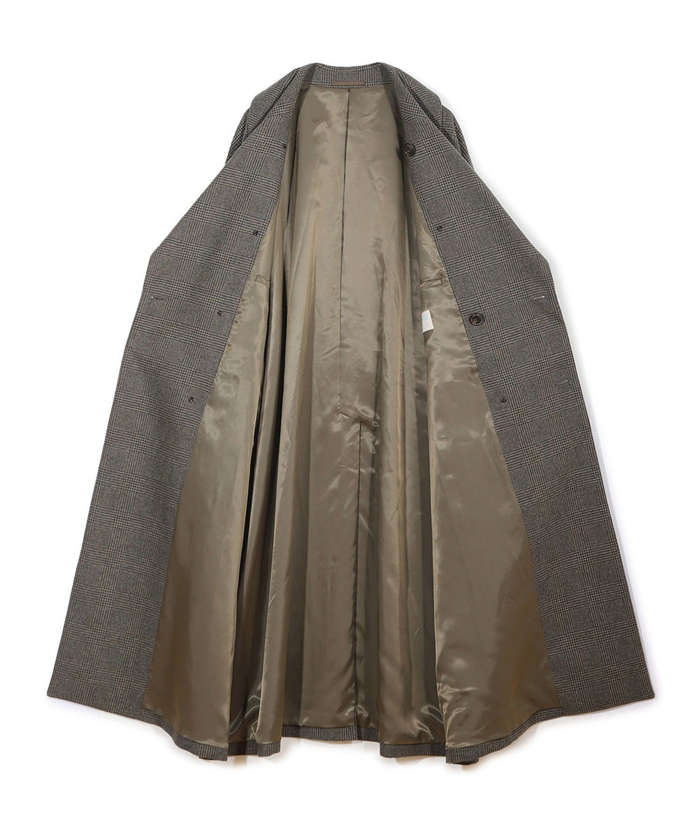 MEN'S BIGI 【50th Anniv . 菊池武夫】WOOL GLEN PLAID COAT カーキ