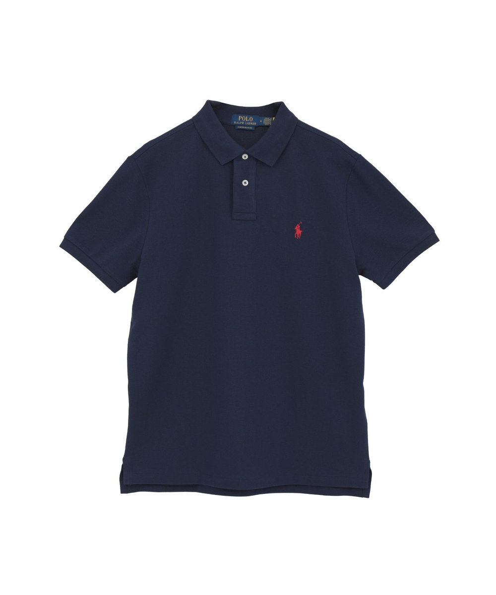 1er Arrondissement ＜POLO RALPH LAUREN（ポロ ラルフ ローレン）＞カスタムスリムフィットポロシャツ ネイビー