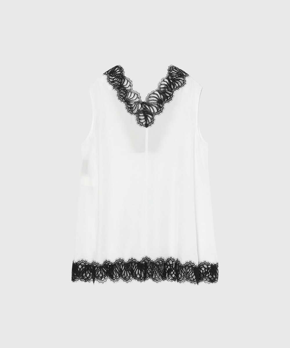 DÉPAREILLÉ LACE DOCKING BLOUSE / レースドッキングブラウス ホワイト