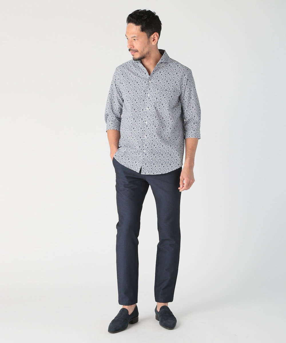MEN'S BIGI ハイパワーストレッチ ツイルパンツ<2wayハイパワーストレッチ><接触冷感> ネイビー