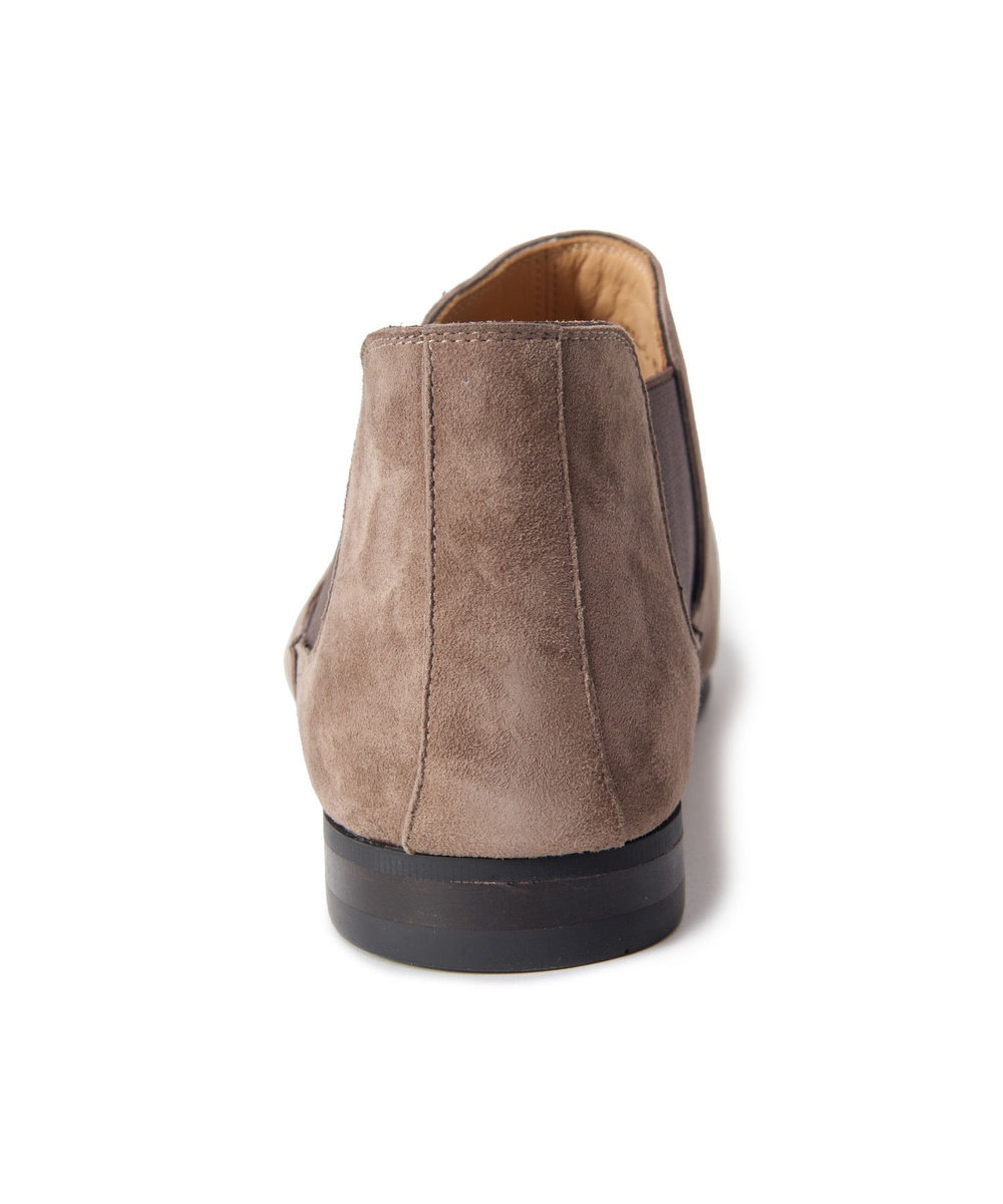 MEN'S BIGI 山羊皮サイドゴアブーツ ベージュ