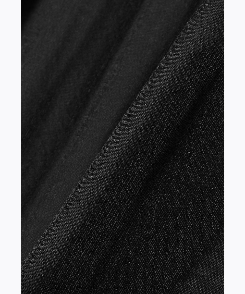 DÉPAREILLÉ ORGANDY TIERED PLEATS SKIRT / オーガンジーティアードプリーツスカート ブラック