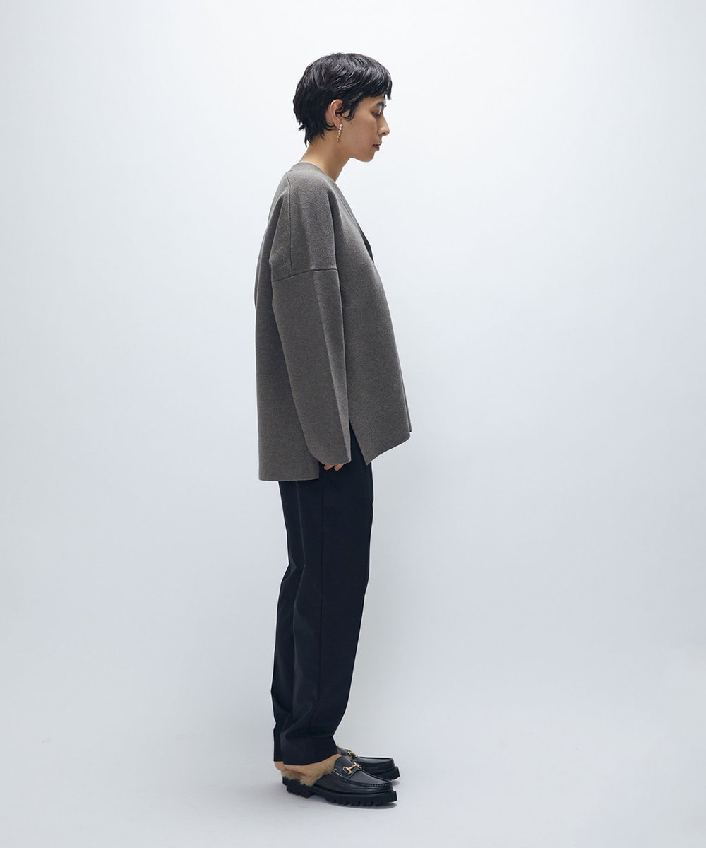 1er Arrondissement ウールトロスティックパンツ ブラック