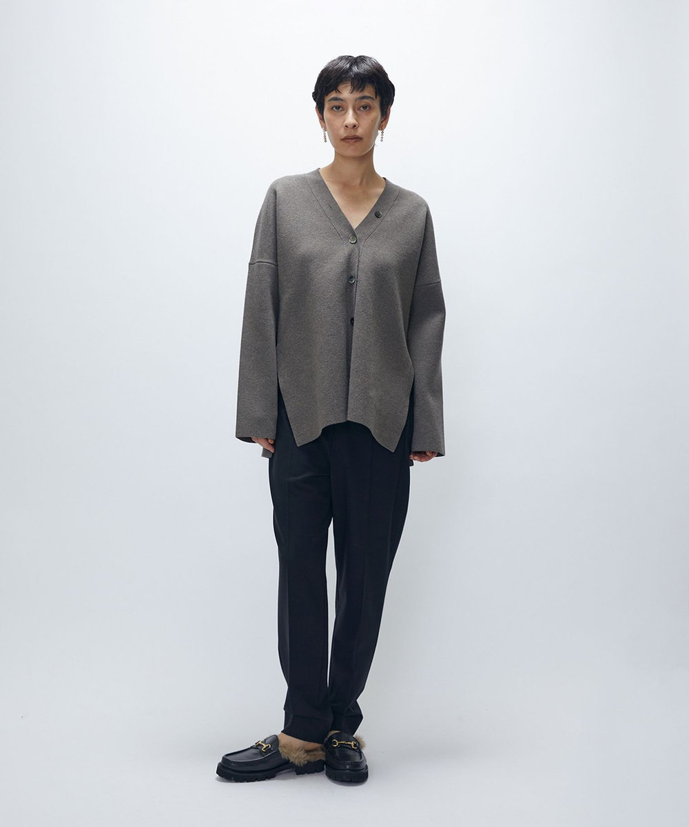 1er Arrondissement ウールトロスティックパンツ ブラック