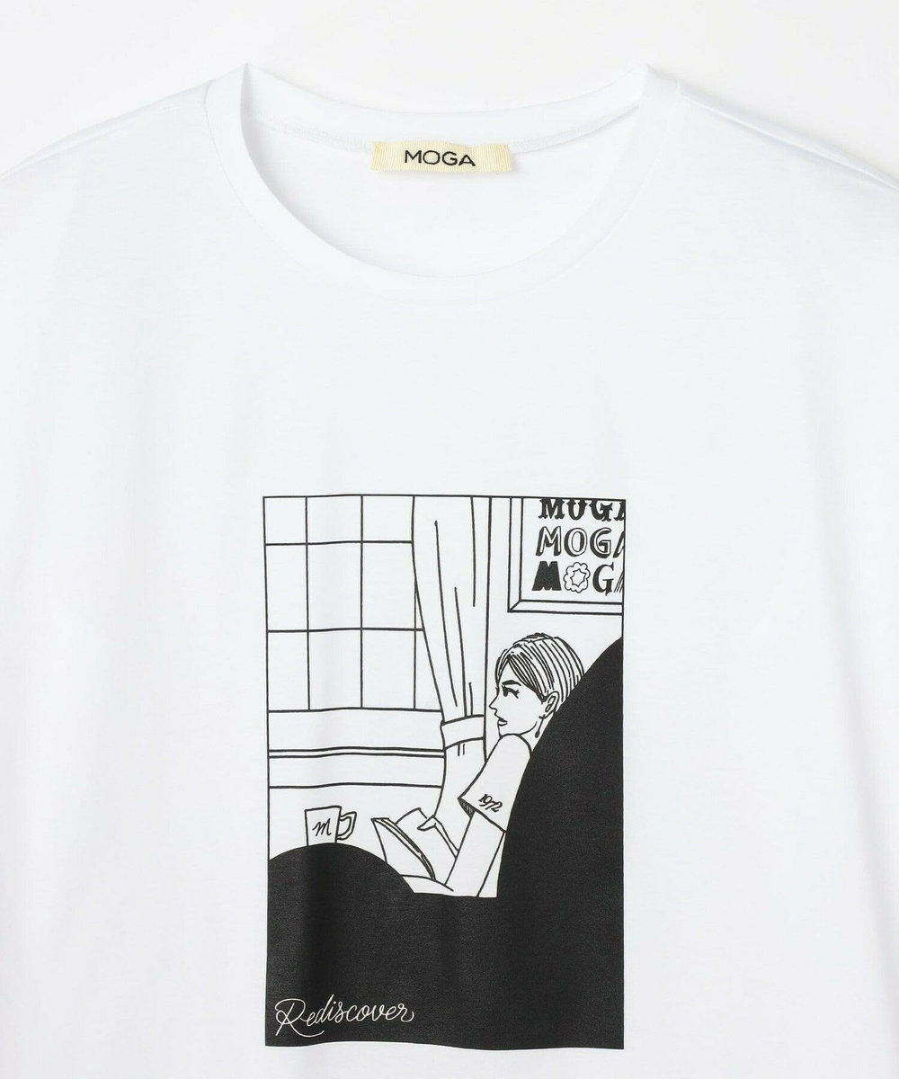 MOGA SHOGO SEKINE×MOGA コラボ プリントT ホワイト