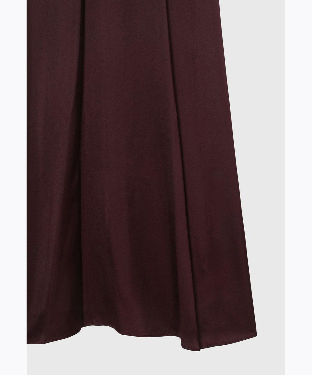 DÉPAREILLÉ VISCOSE SATIN CAMISOLE DRESS / ヴィスコースサテンキャミソールドレス ボルドー