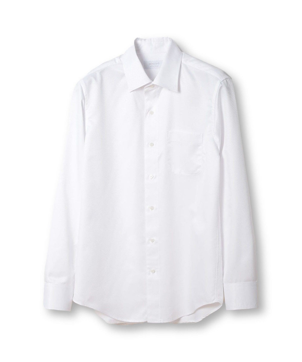 MEN'S BIGI 【ACTIVE TAILOR】クールマックスツイルドレスシャツ ホワイト