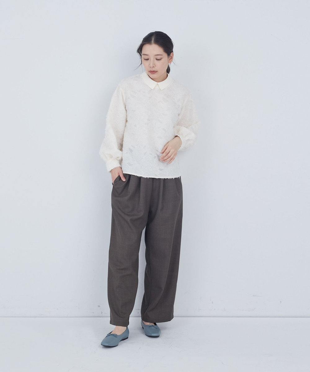 ADIEU TRISTESSE きれいめイージーパンツ カーキ