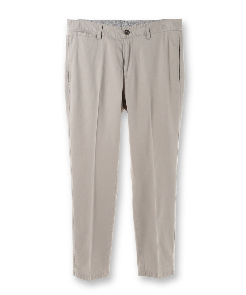 MEN'S BIGI ストレッチツイルテーパードパンツ ベージュ