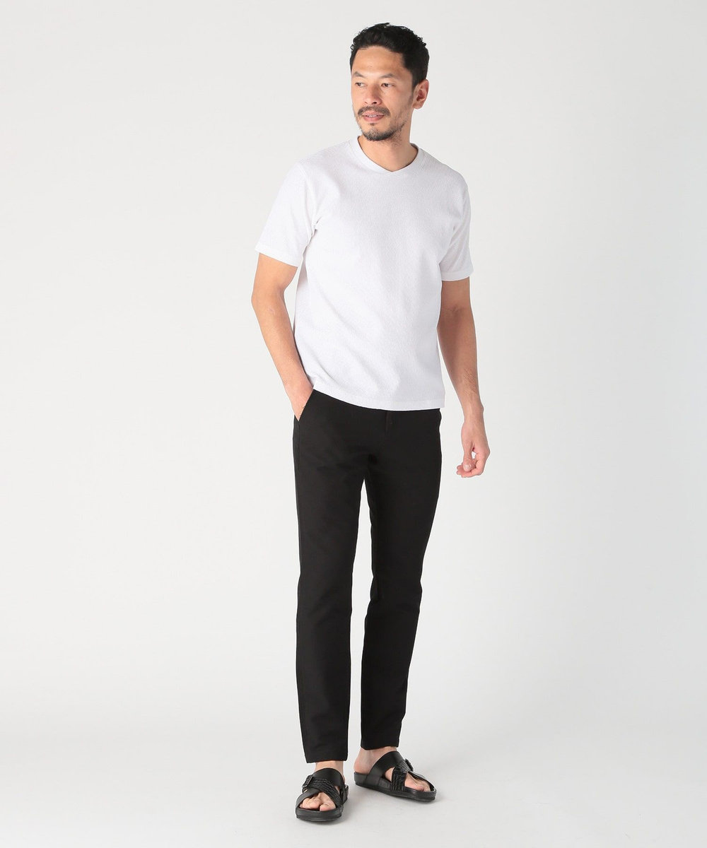 MEN'S BIGI ハイパワーストレッチ ツイルパンツ<2wayハイパワーストレッチ><接触冷感> ブラック