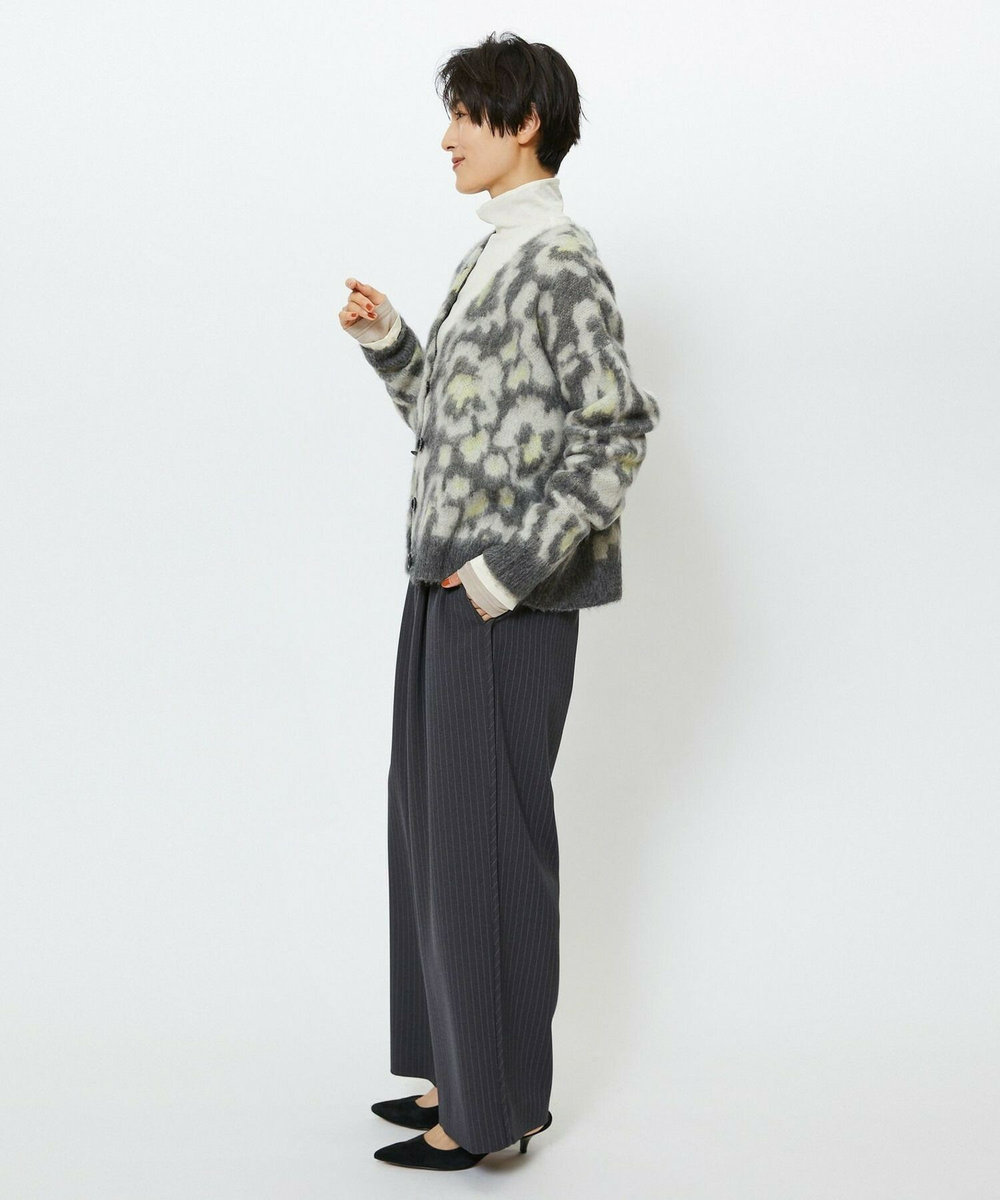 feerique feerique シャギーJQカーディガン ブラック