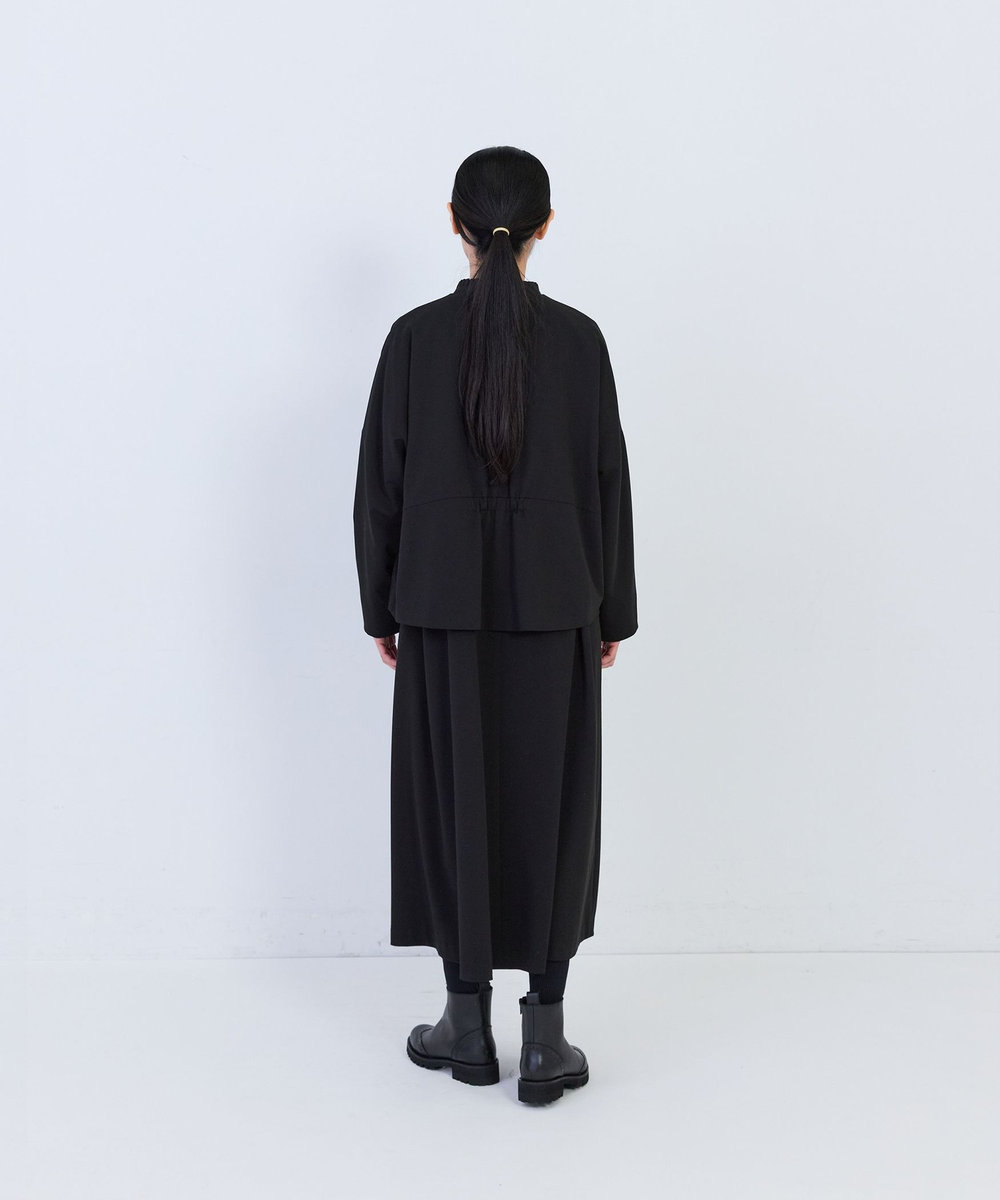 congés payés ADIEU TRISTESSE ランドカラーショートジャケット ブラック