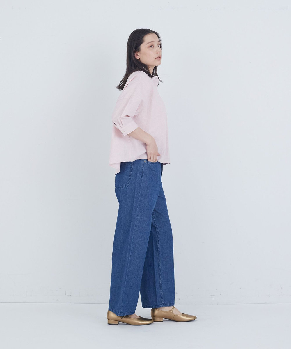 ADIEU TRISTESSE コットンリネンブラウス ピンク系その他