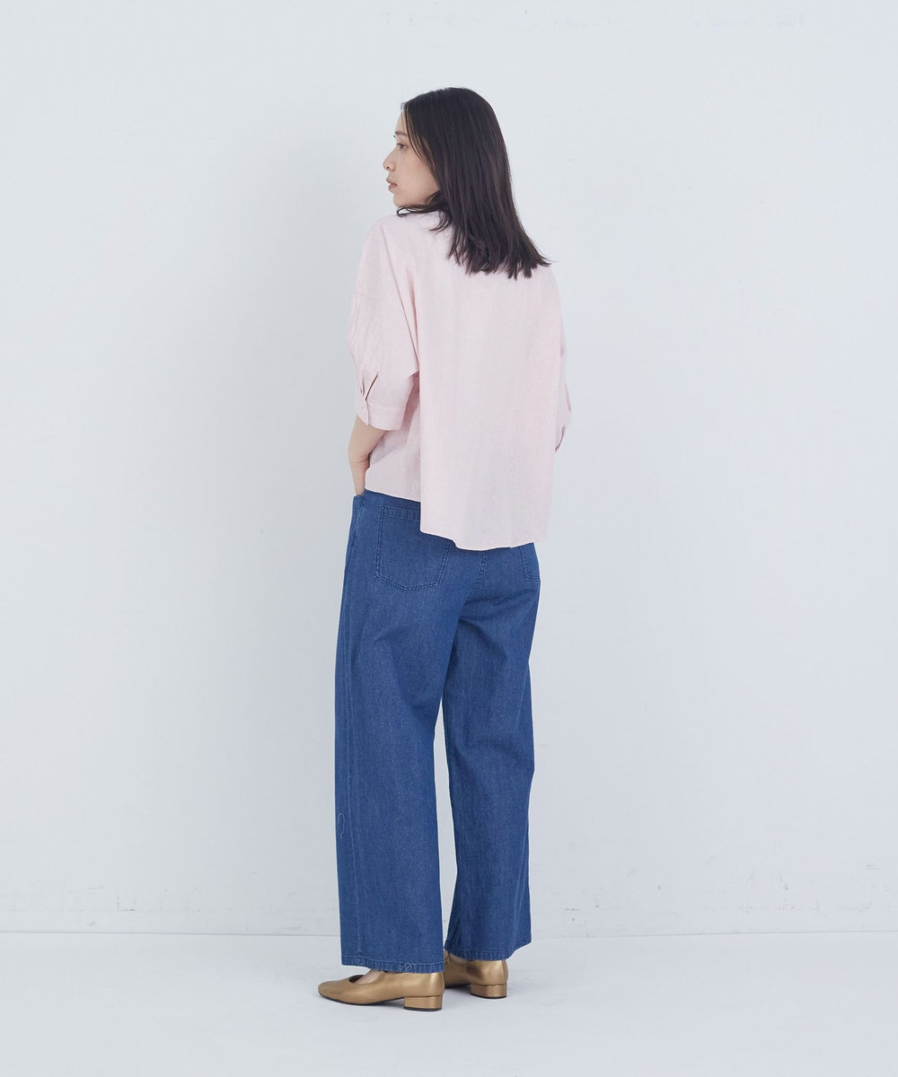 ADIEU TRISTESSE コットンリネンブラウス ピンク系その他