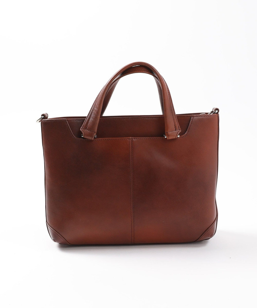 MEN'S BIGI 【SEEKER/シーカー】別注ムラレザー2WAYブリーフケース キャメル