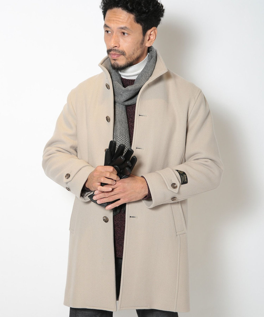 MEN'S BIGI 【Bellandi/べランディ】スタンドカラーコート ベージュ