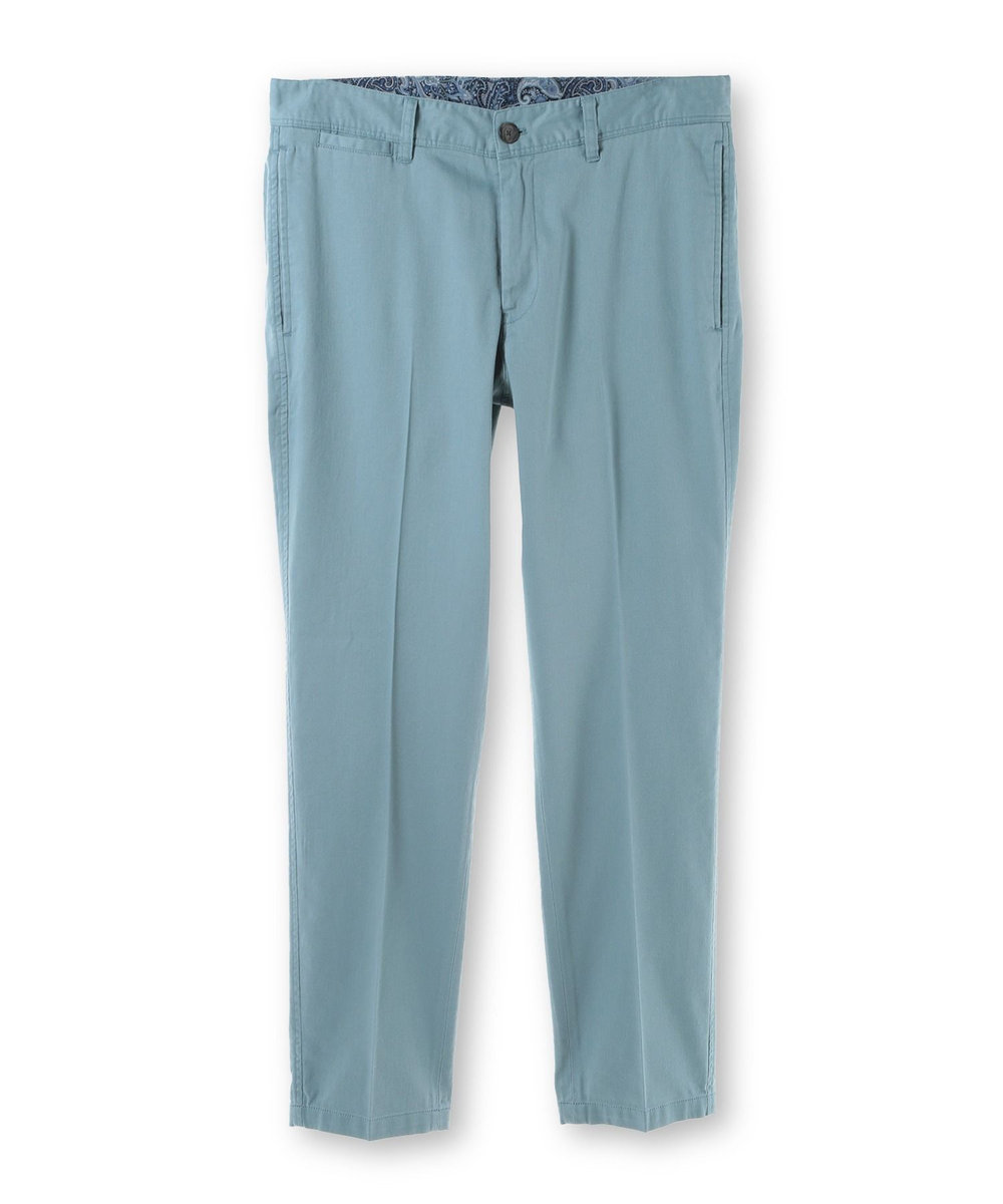 MEN'S BIGI ストレッチツイルテーパードパンツ グリーン