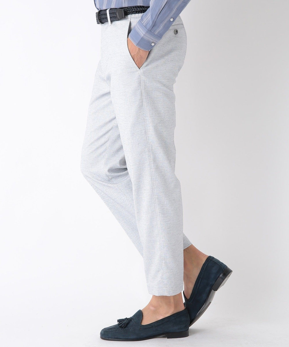 MEN'S BIGI 【BODYSHELL】コットン×リネン アンクル丈パンツ ブルー