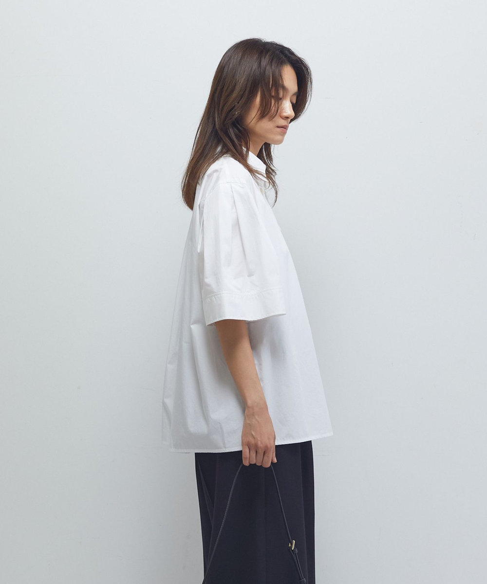 1er Arrondissement フォルムスリーブシャツ オフホワイト