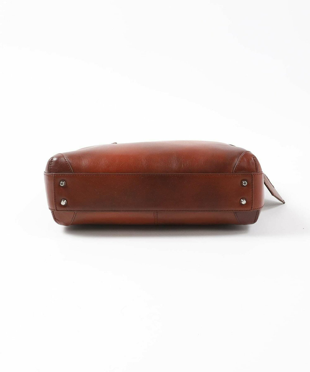 MEN'S BIGI 【SEEKER/シーカー】別注ムラレザー2WAYブリーフケース キャメル