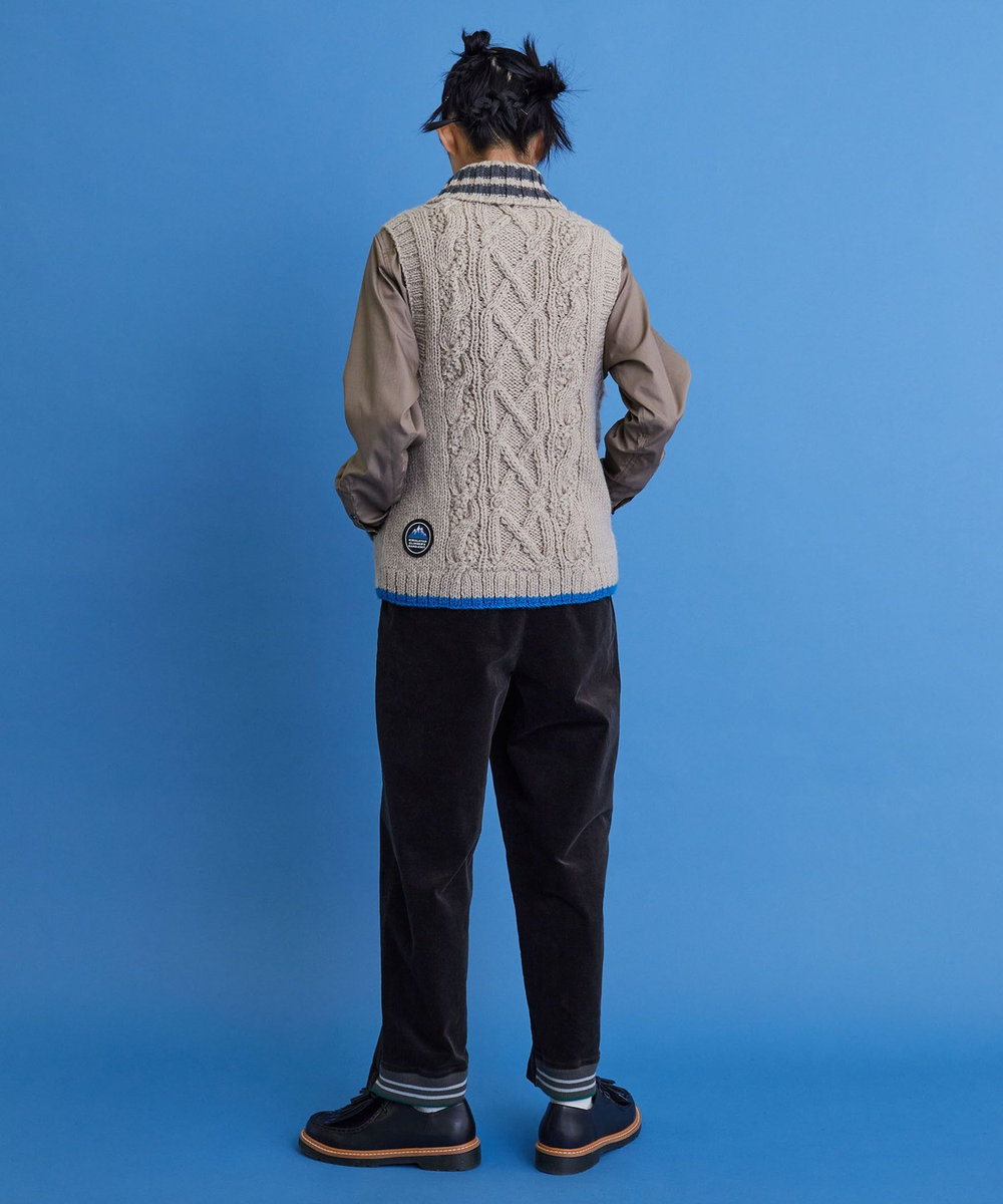 FRAPBOIS HCK×FRAPBOIS カーディガン グレイッシュベージュ