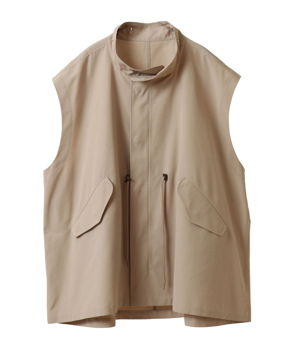 1er Arrondissement ＜VACHEMENT×1er Arrondissement＞シェルタフタモッズベスト ベージュ