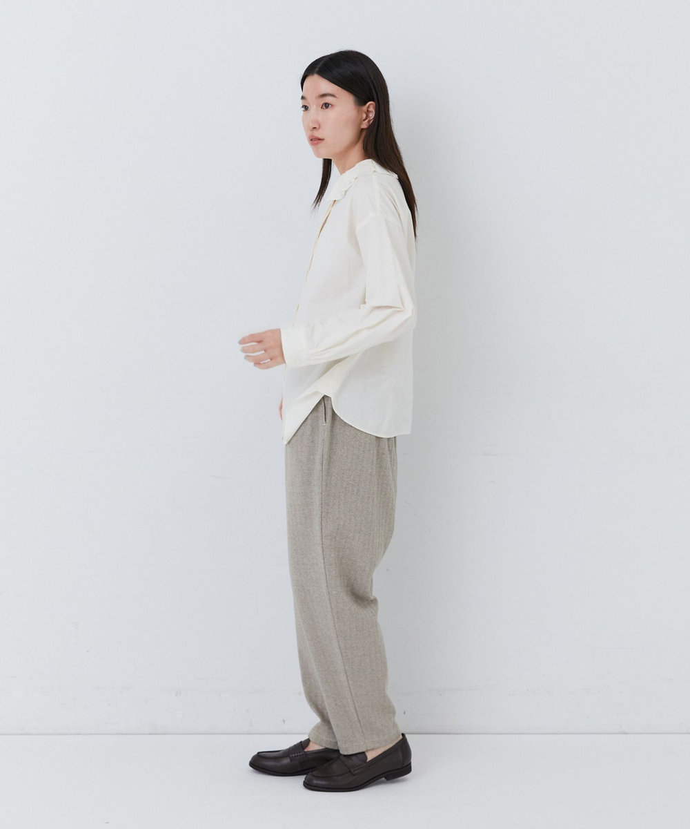 congés payés ADIEU TRISTESSE ポンチタックパンツ ベージュ