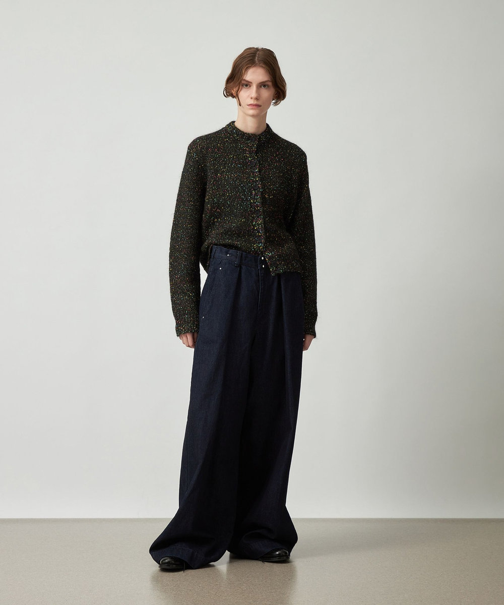 DÉPAREILLÉ DENIM WIDE PANTS / デニムワイドパンツ ブルー