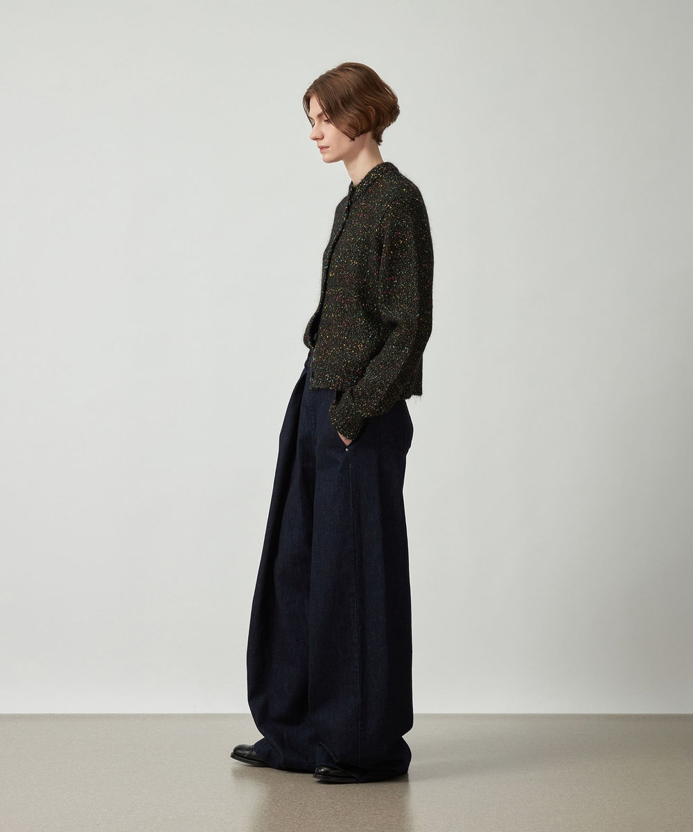 DÉPAREILLÉ DENIM WIDE PANTS / デニムワイドパンツ ブルー