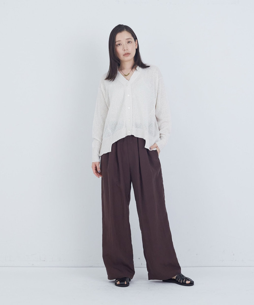 ADIEU TRISTESSE ドロップ型天然石ネックレス グリーン