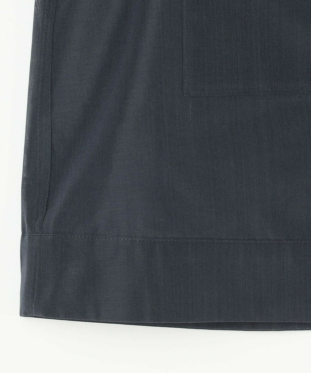 L'EQUIPE COUTURIER C/SEオーガンジーノーカラージャケット ネイビー