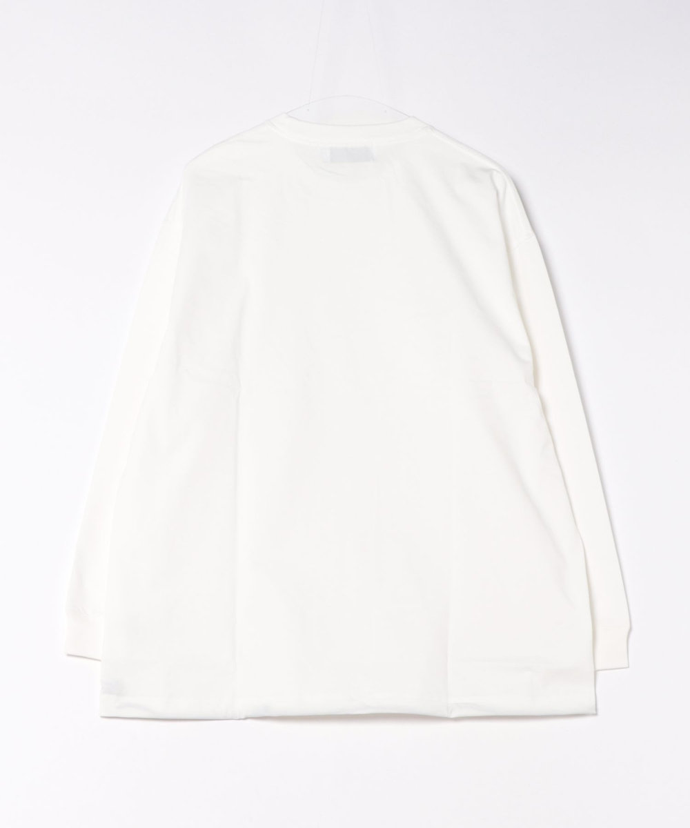 MEN'S BIGI アジャスタブルグロスロングTシャツ＜吸水速乾＞ ホワイト