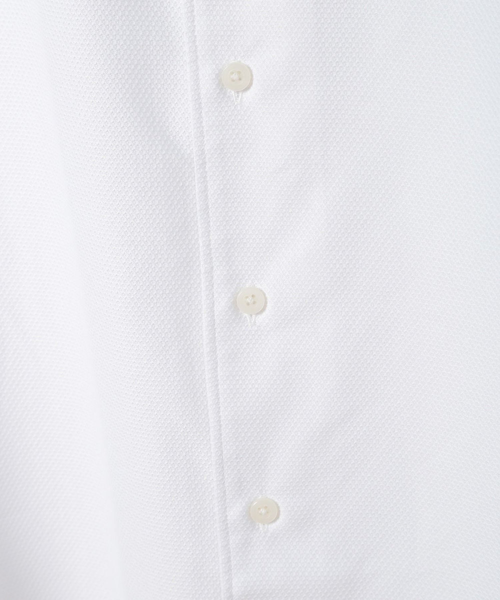 MEN'S BIGI 【ACTIVE TAILOR】COOLMAX絡み織ドレスシャツ ホワイト
