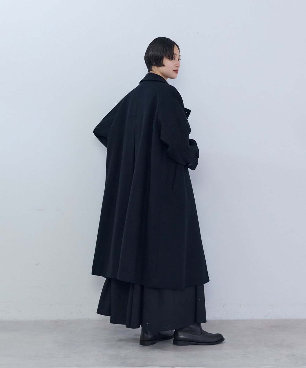 ADIEU TRISTESSE ウールロングコート ブラック