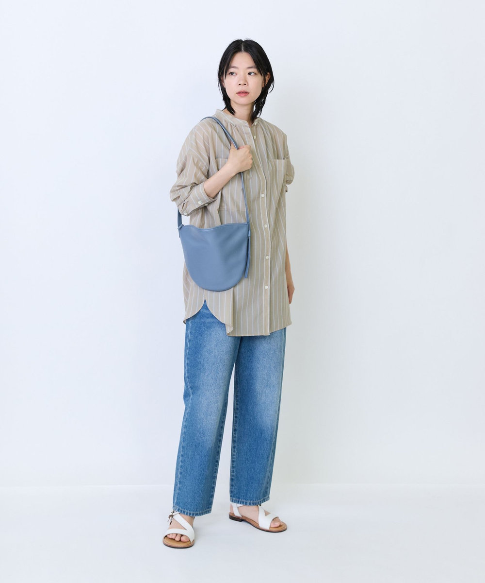 LOISIR 【Bucket Baggage】【別注カラー】＜Orange Piece Shoulder ＞ショルダーバッグLarge ブルー