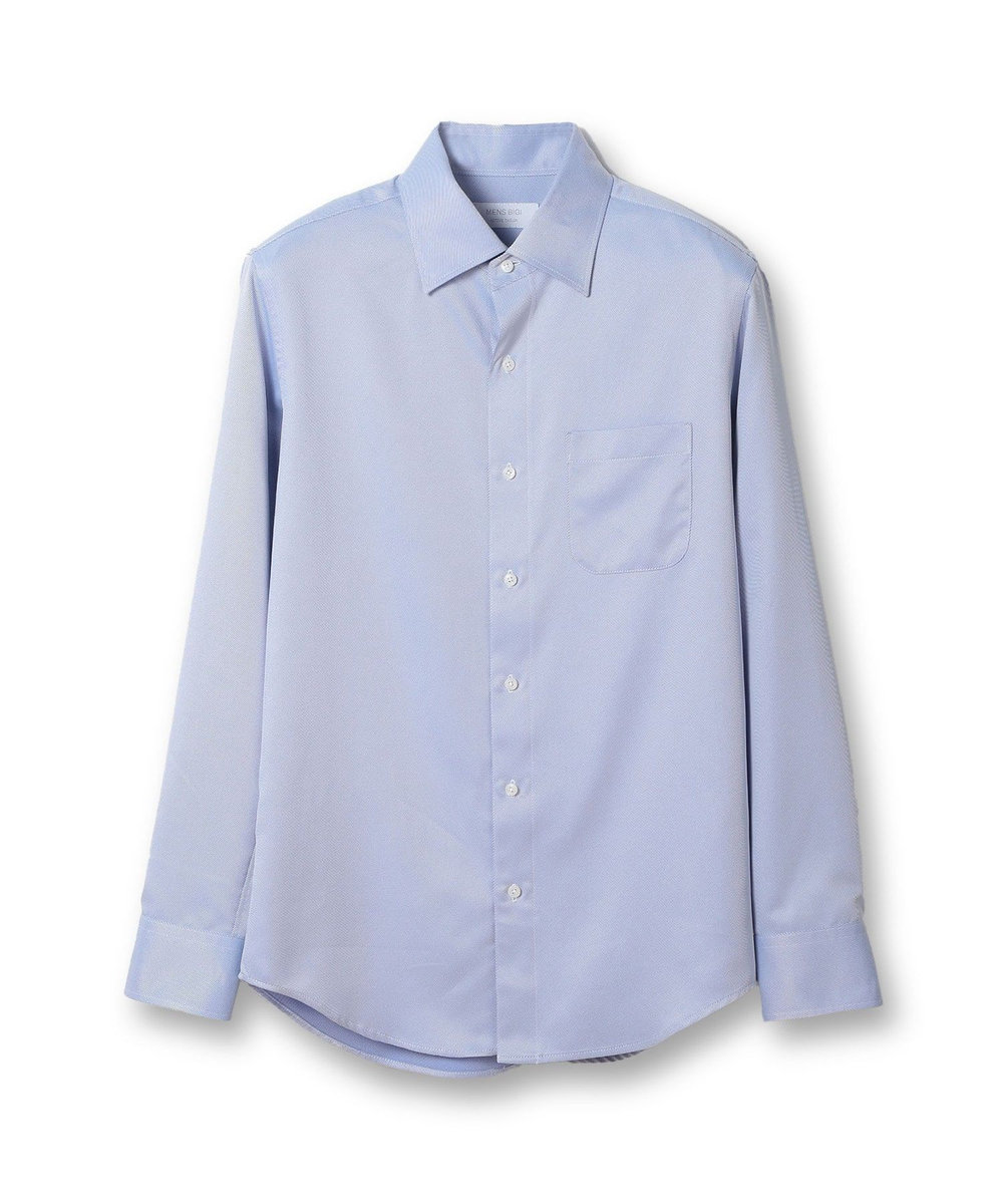 MEN'S BIGI 【ACTIVE TAILOR】クールマックスツイルドレスシャツ ブルー