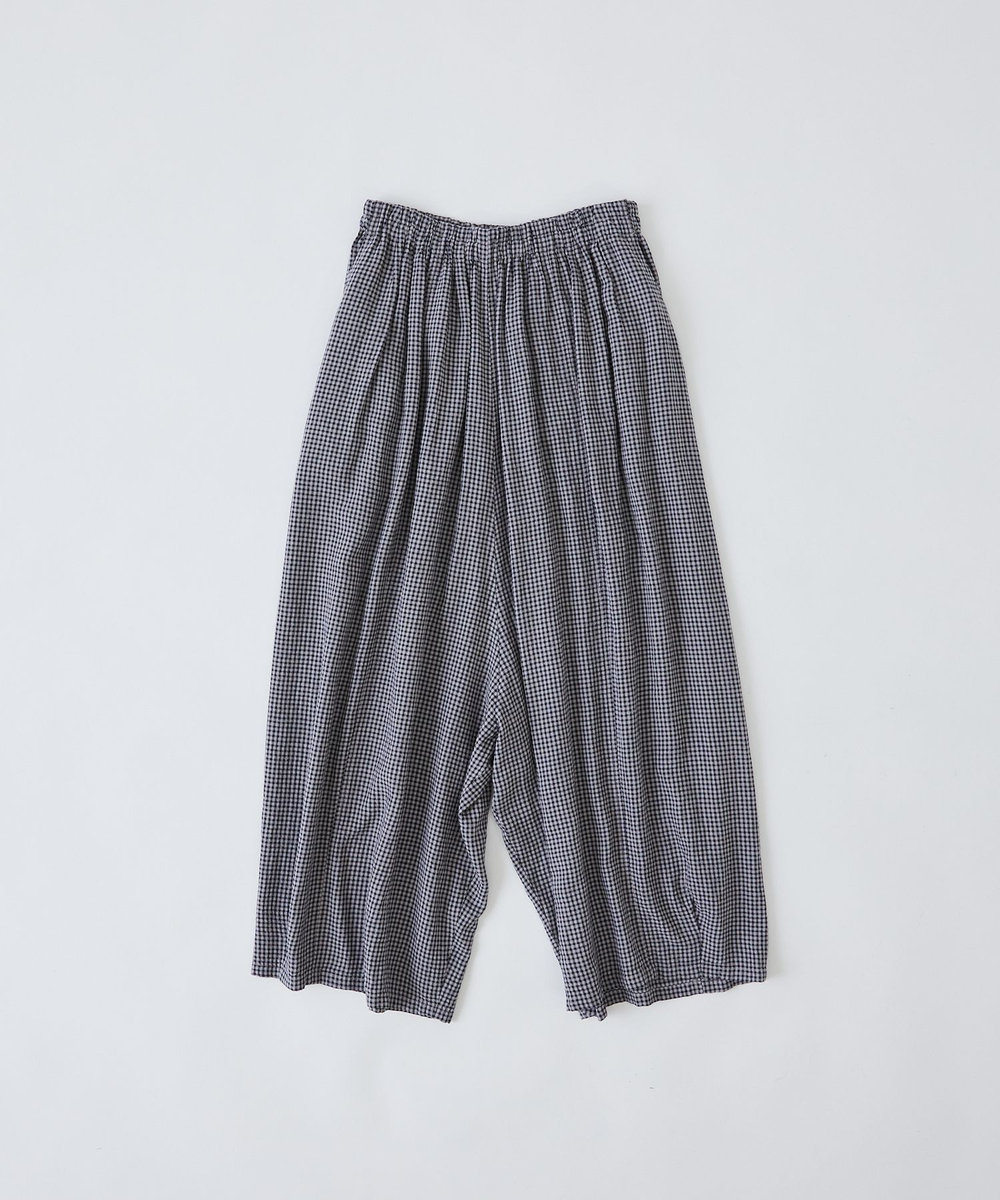congés payés ADIEU TRISTESSE 【FAVE】シャーリングワイドロングサルエルパンツ グレー系その他