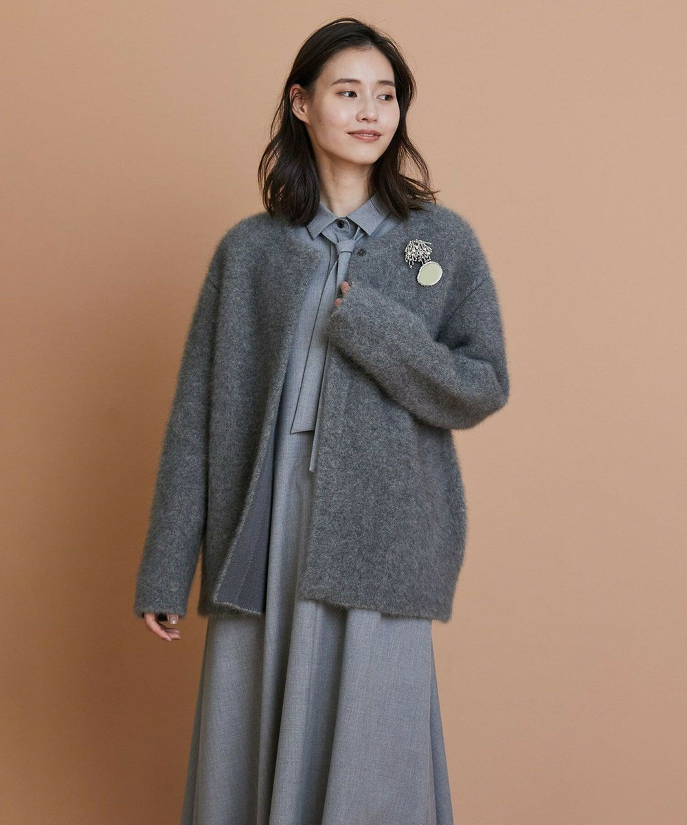 L'EQUIPE エポカラーブローチ ベージュ