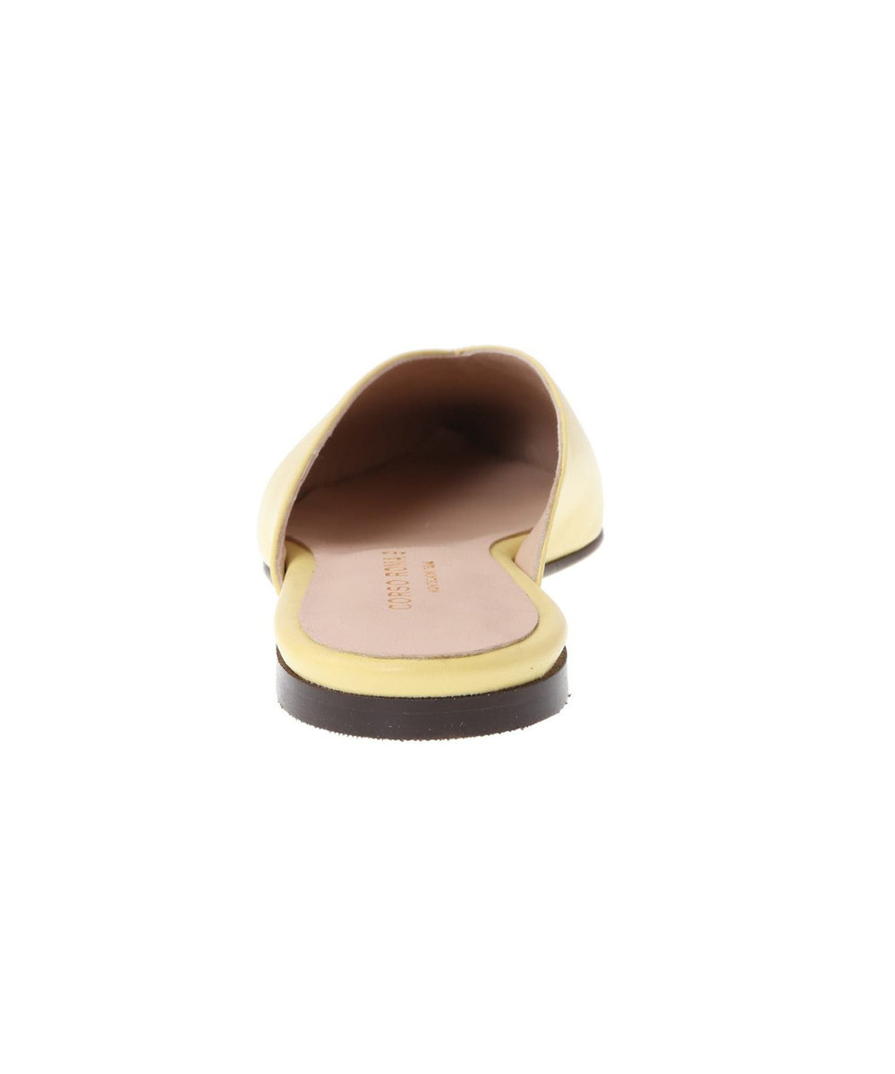 1er Arrondissement ＜CORSO ROMA 9 (コルソローマ ノーヴェ)＞フラットパンプス イエロー