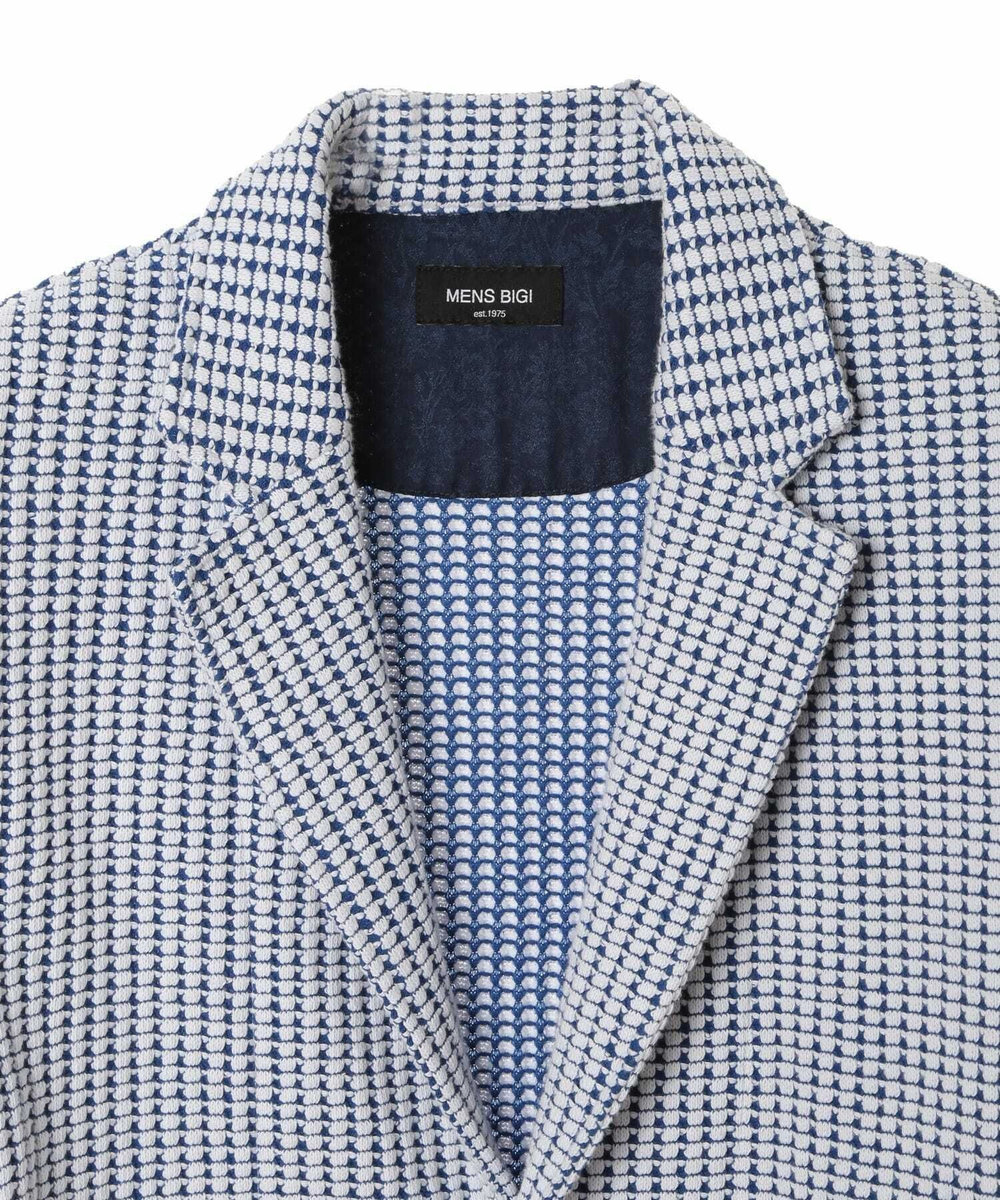 MEN'S BIGI オニワッフルジャケット ホワイト系その他
