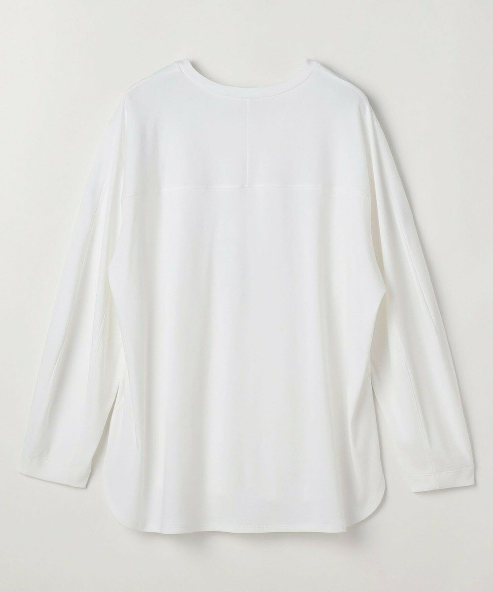 MOGA Lサイズ（大きいサイズ） 【大きいサイズ】フレスカスライスドルマンスリーブTシャツ オフホワイト