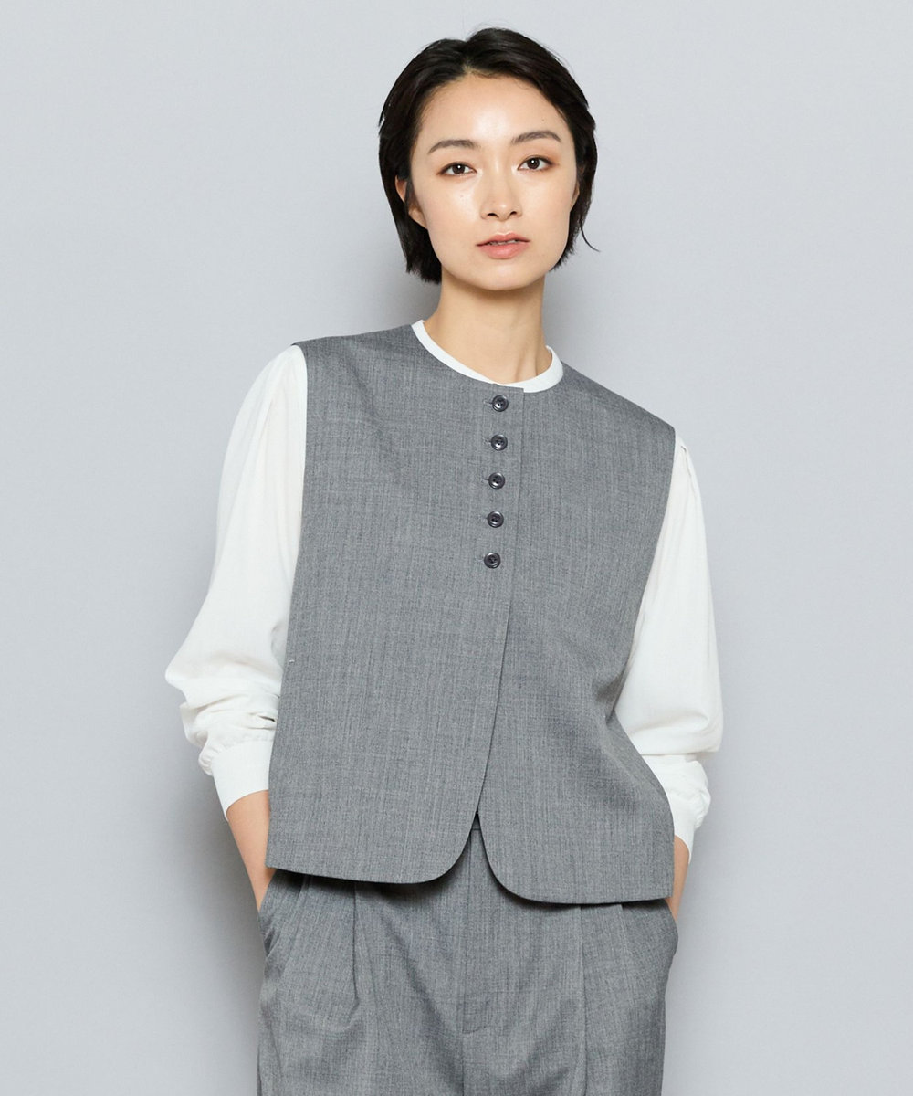 L'EQUIPE T/Wツイルストレッチジレ グレー