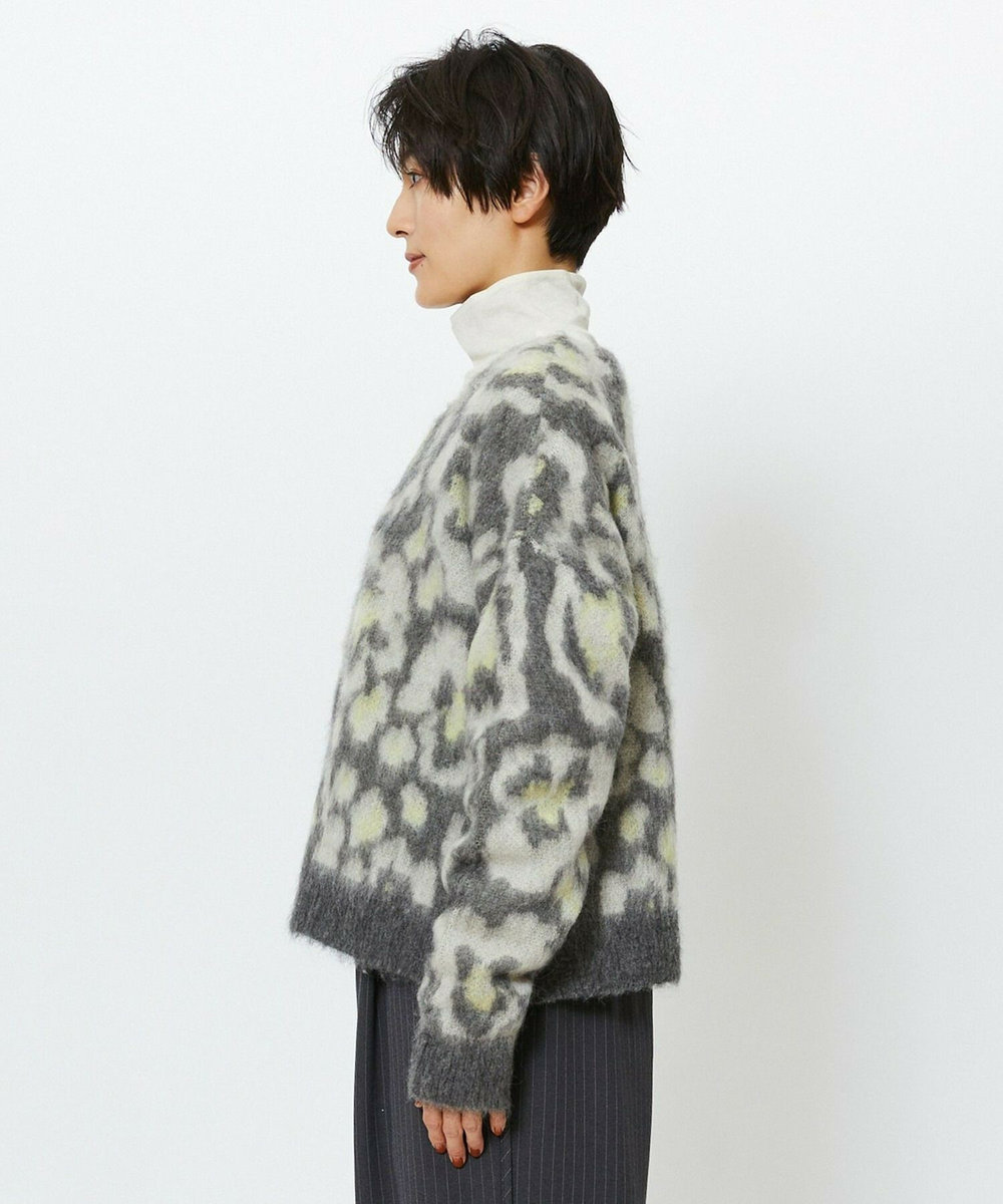 feerique feerique シャギーJQカーディガン ブラック