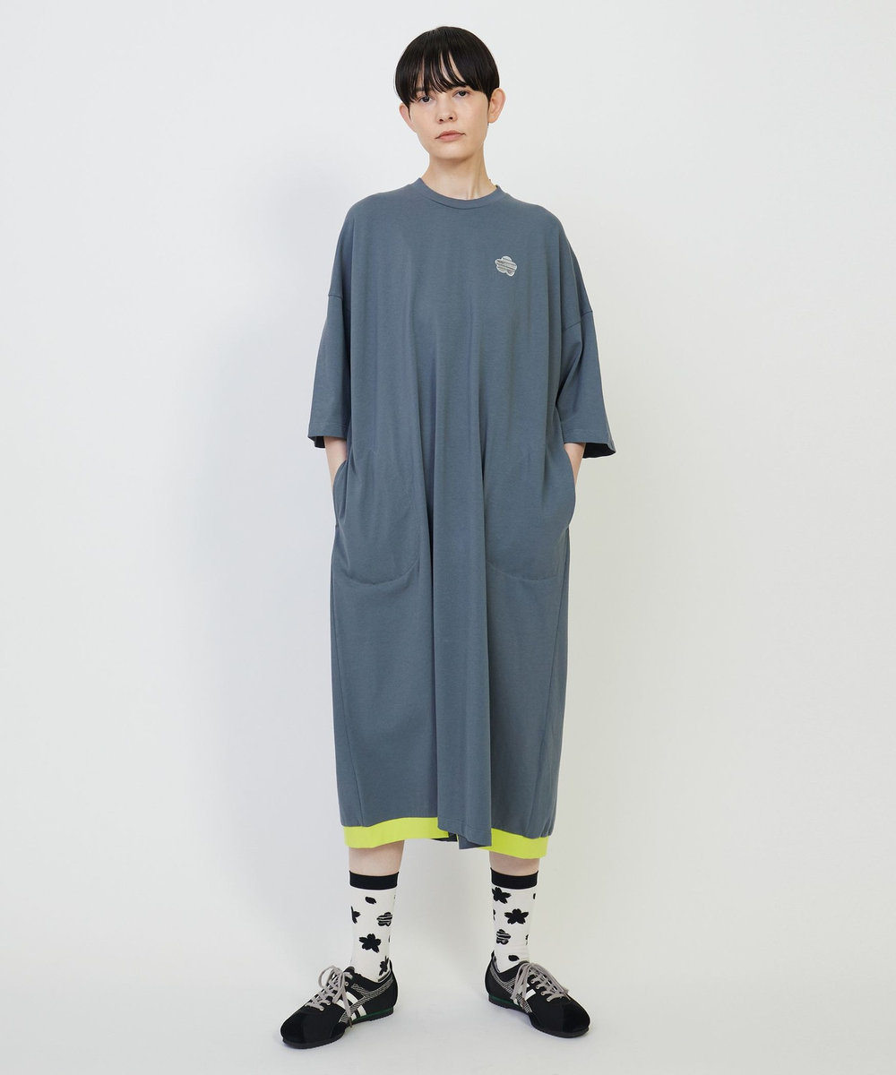 FRAPBOIS カットワンピQ/S ワンピース グレー