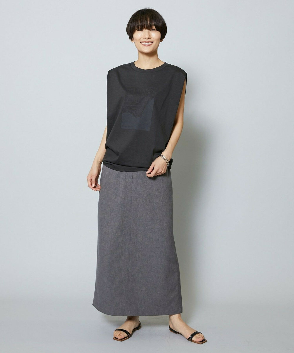 MOGA SHOGO SEKINE×MOGA コラボ プリントT チャコールグレー