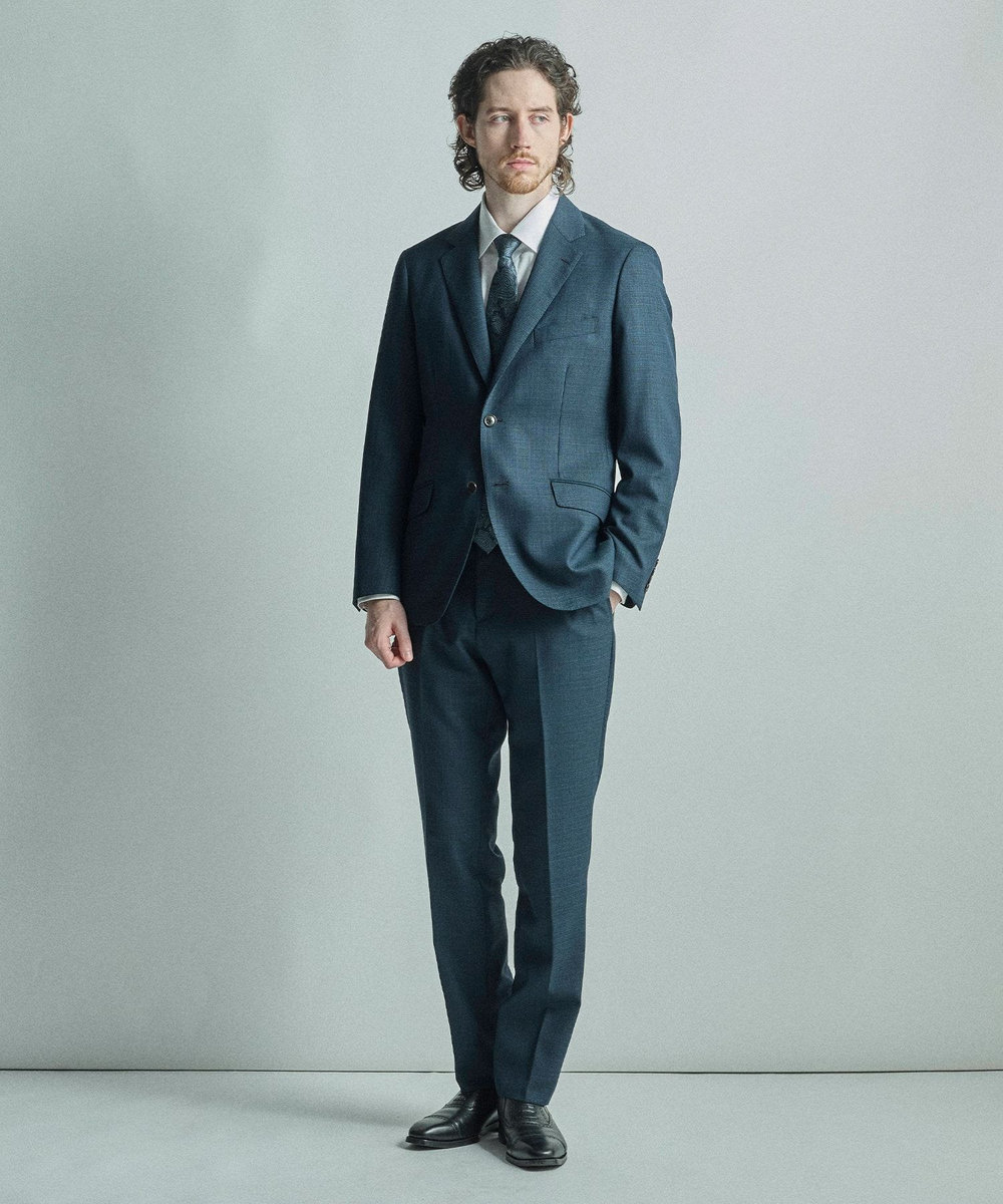 MEN'S BIGI 【TIE YOUR TIE/タイユアタイ】ヴィンテージペイズリー柄ネクタイ ターコイズブルー