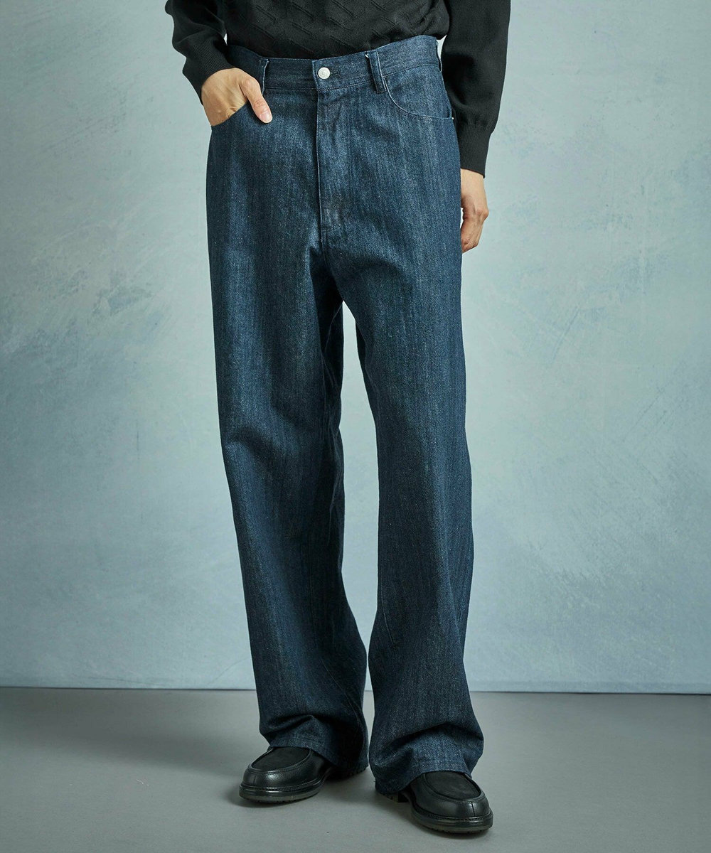MEN'S BIGI 【50th Anniv . 菊池武夫】SLUB SELVEDGE DENIM ネイビー