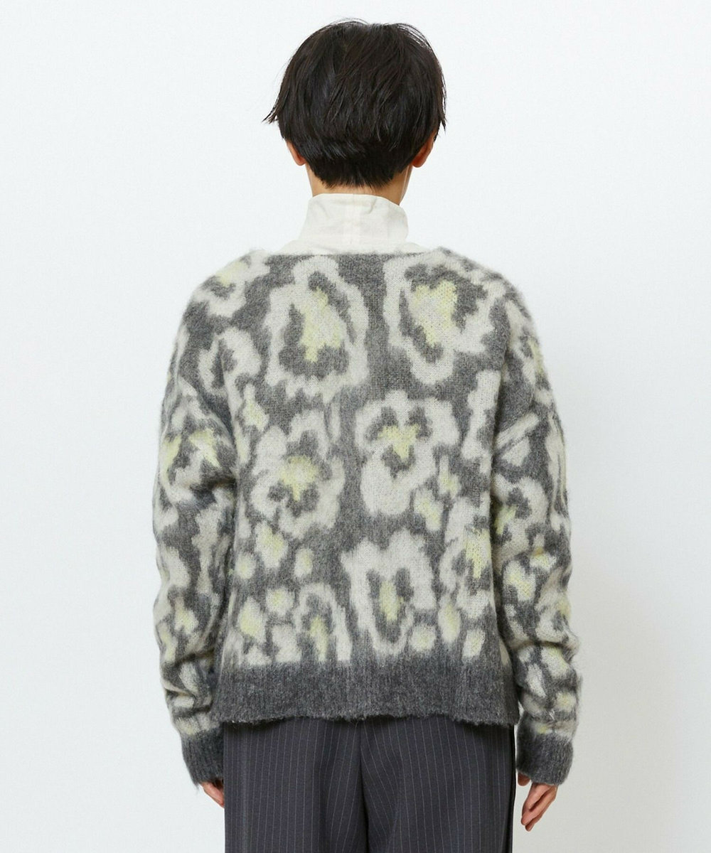 feerique feerique シャギーJQカーディガン ブラック