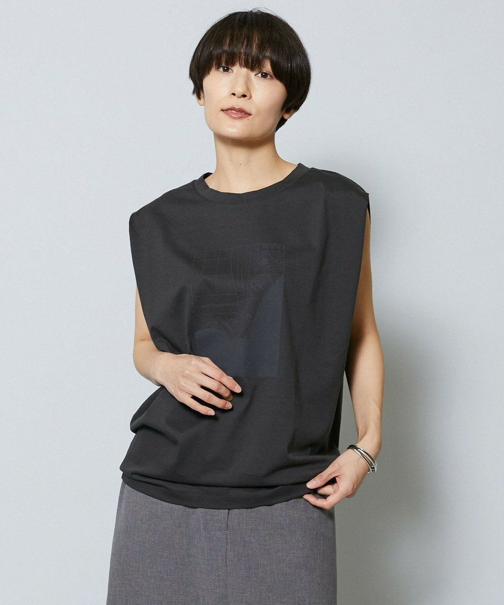 MOGA SHOGO SEKINE×MOGA コラボ プリントT チャコールグレー